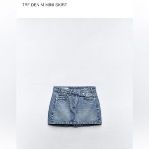 Zara Denim Mini Skirt
